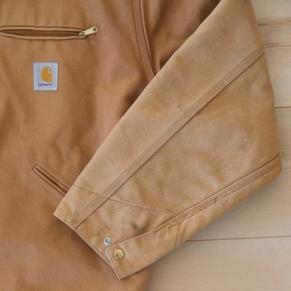 Vintage Men’s Carhartt J01 Chore Coat (Brown) Size 50 Regular - Picture 5 of 9